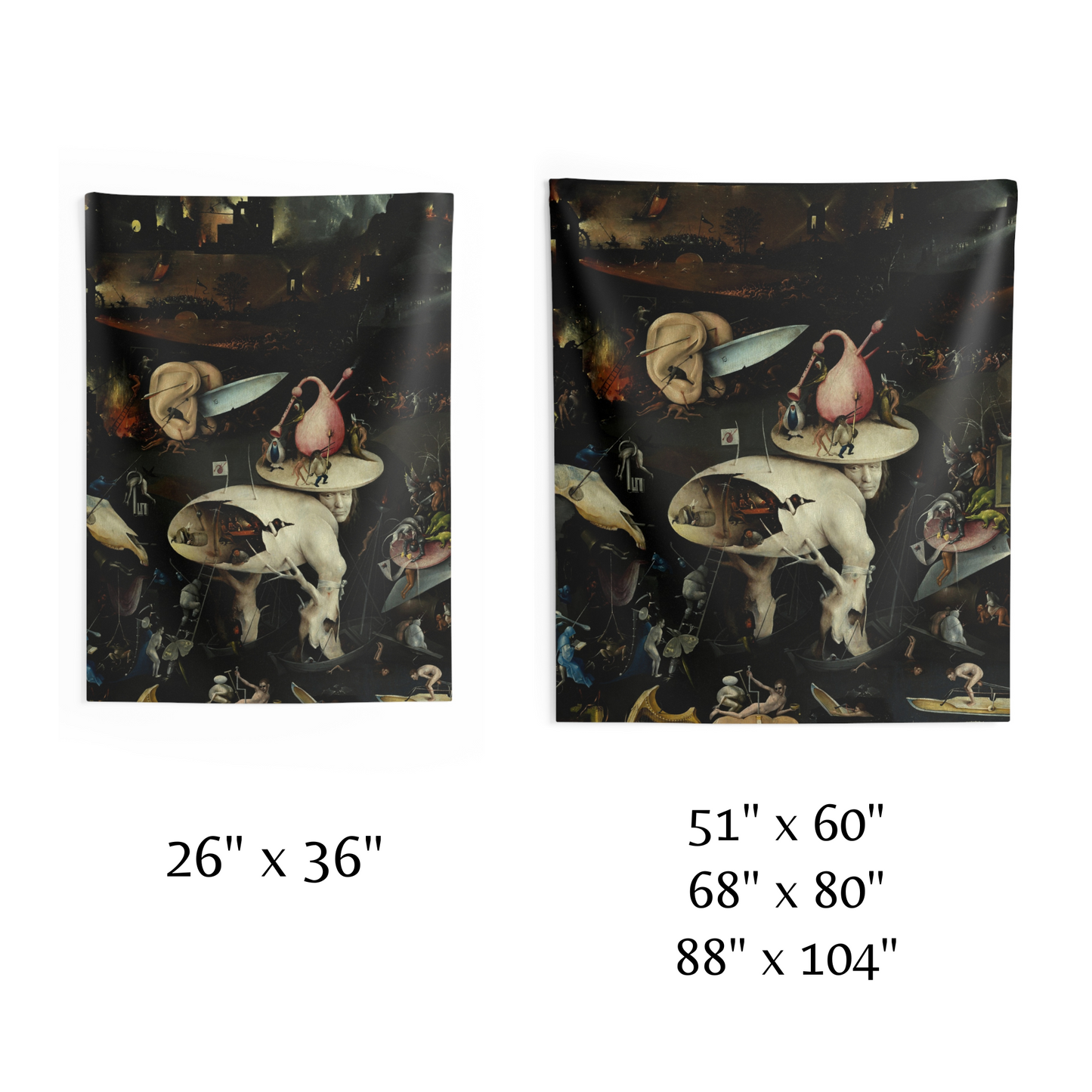 two pictures of a dog with mushrooms on it