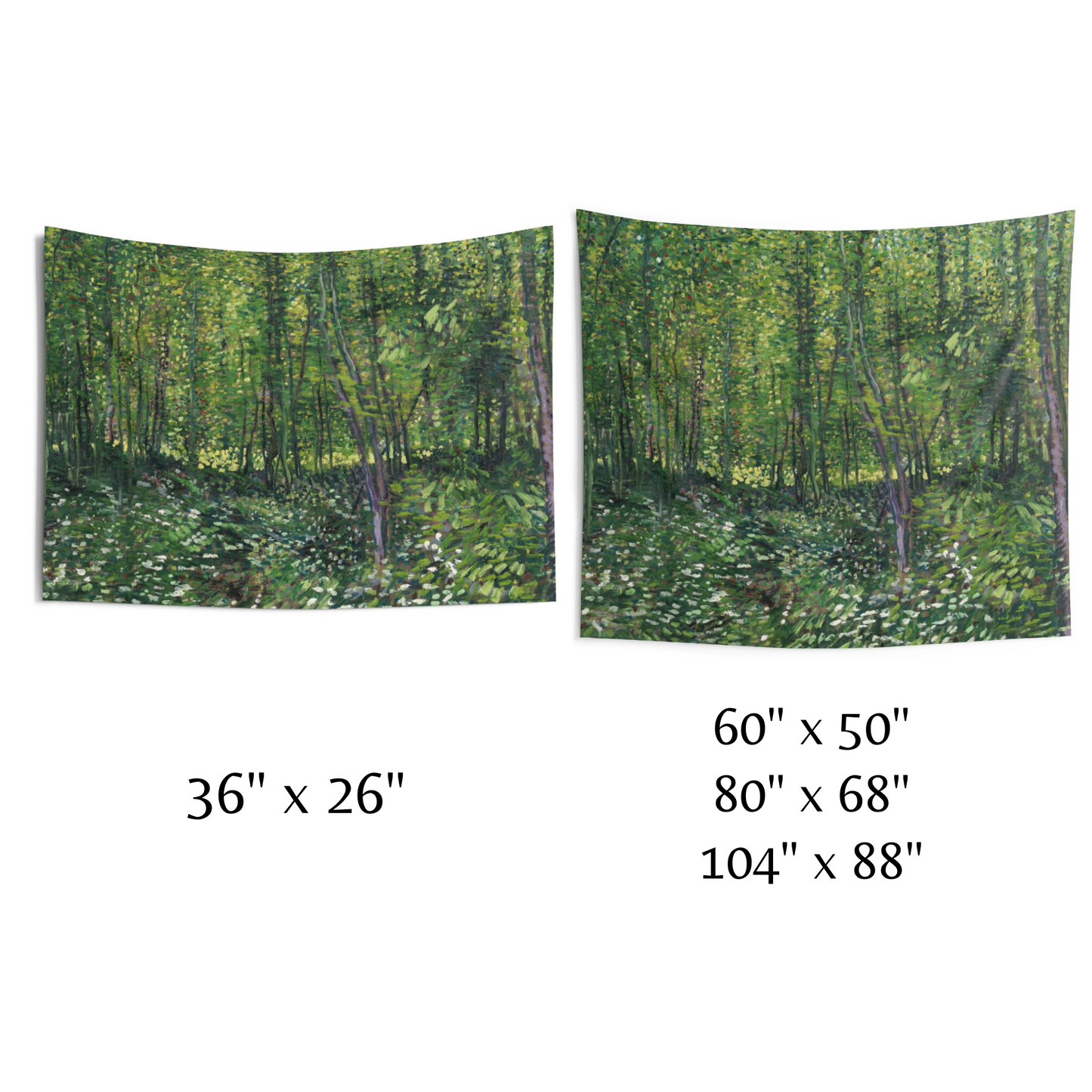 a drawing of a forest with a lot of trees