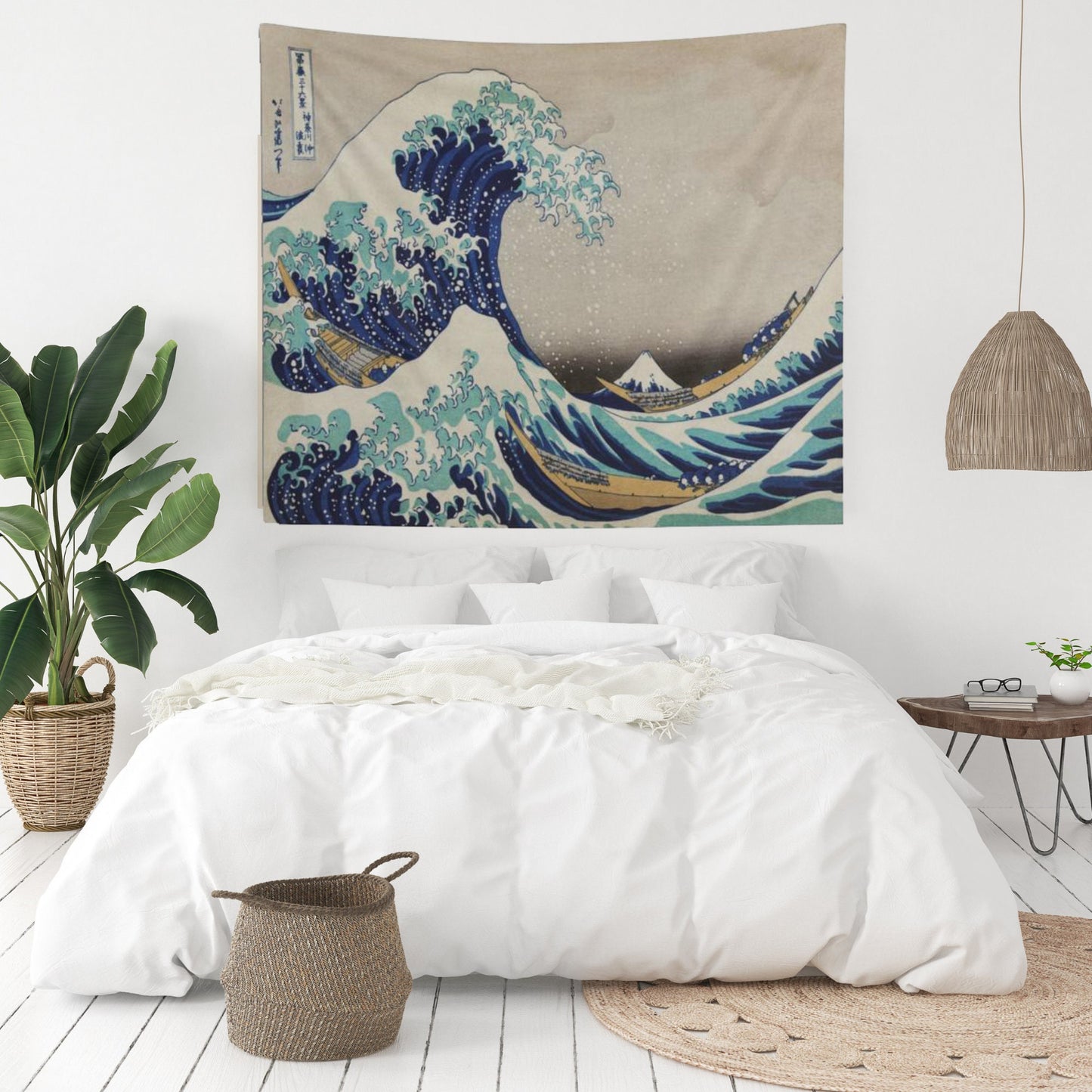 Japanese Great Wave Kanagawa Wall Tapestry