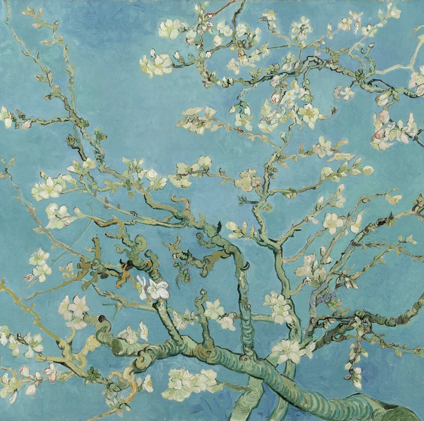 Vincent Van Gogh Floral Painting Almond Blossom Wall Tapestry