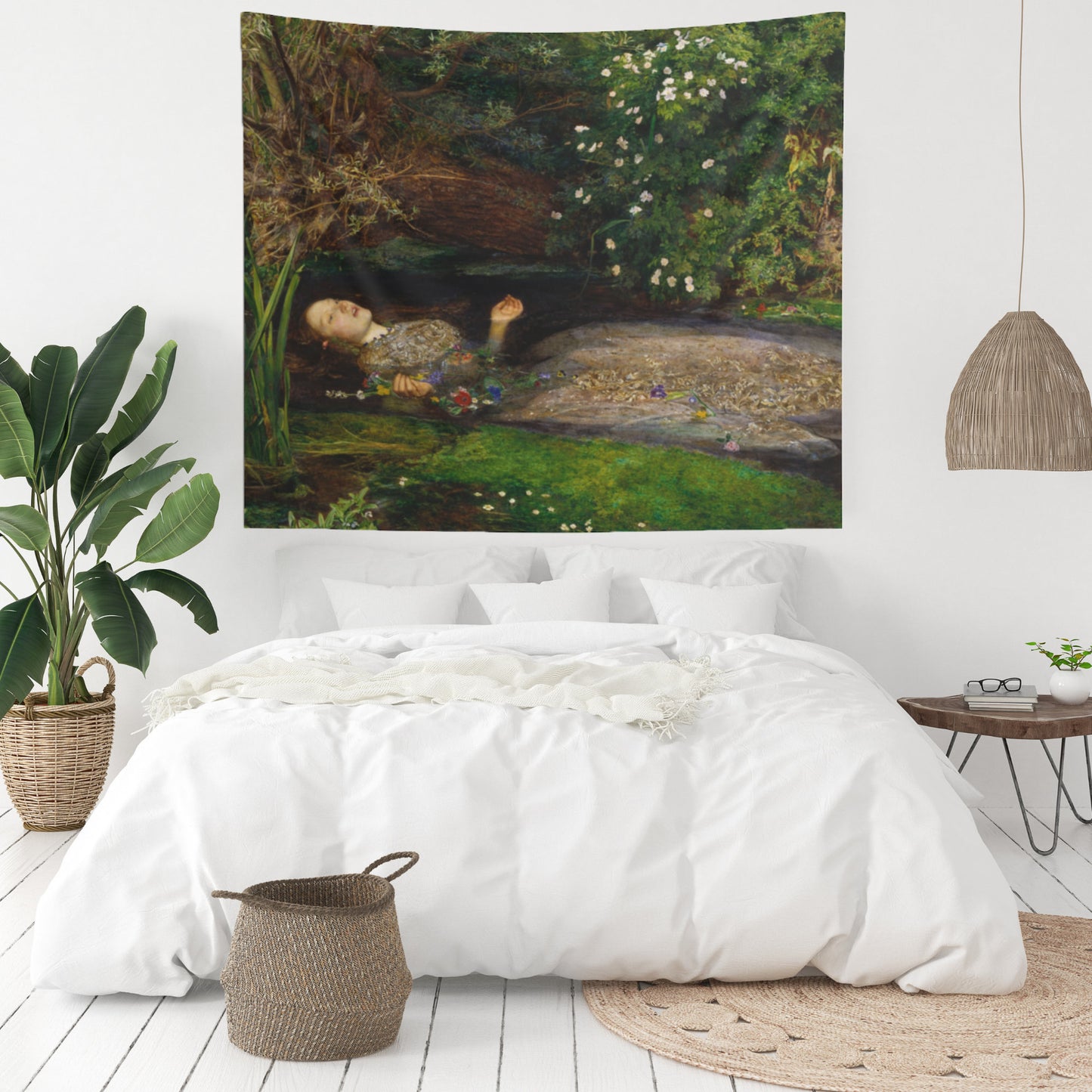 John Everett Millais Ophelia Painting Wall Tapestry