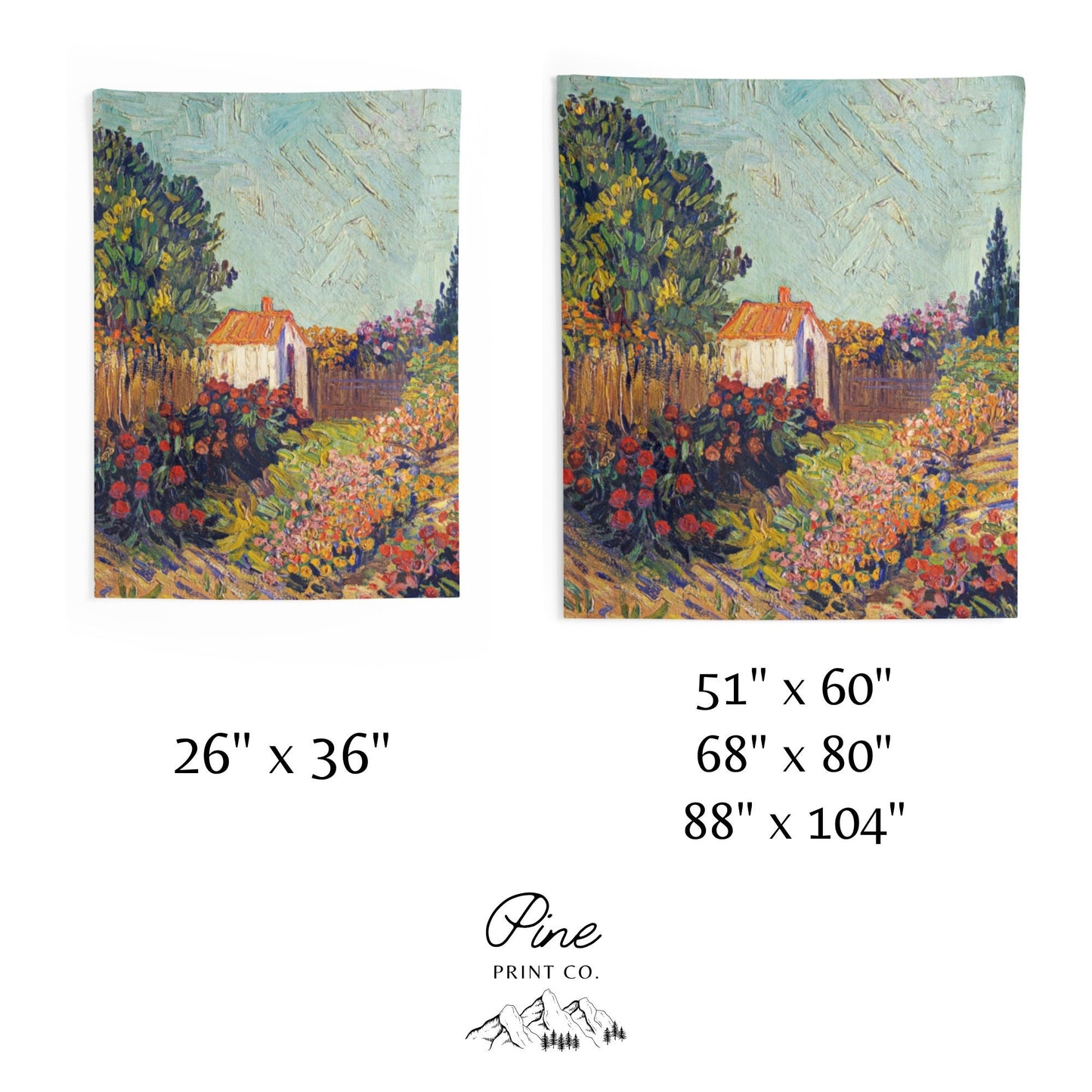 Vincent Van Gogh House Painting Wall Tapestry