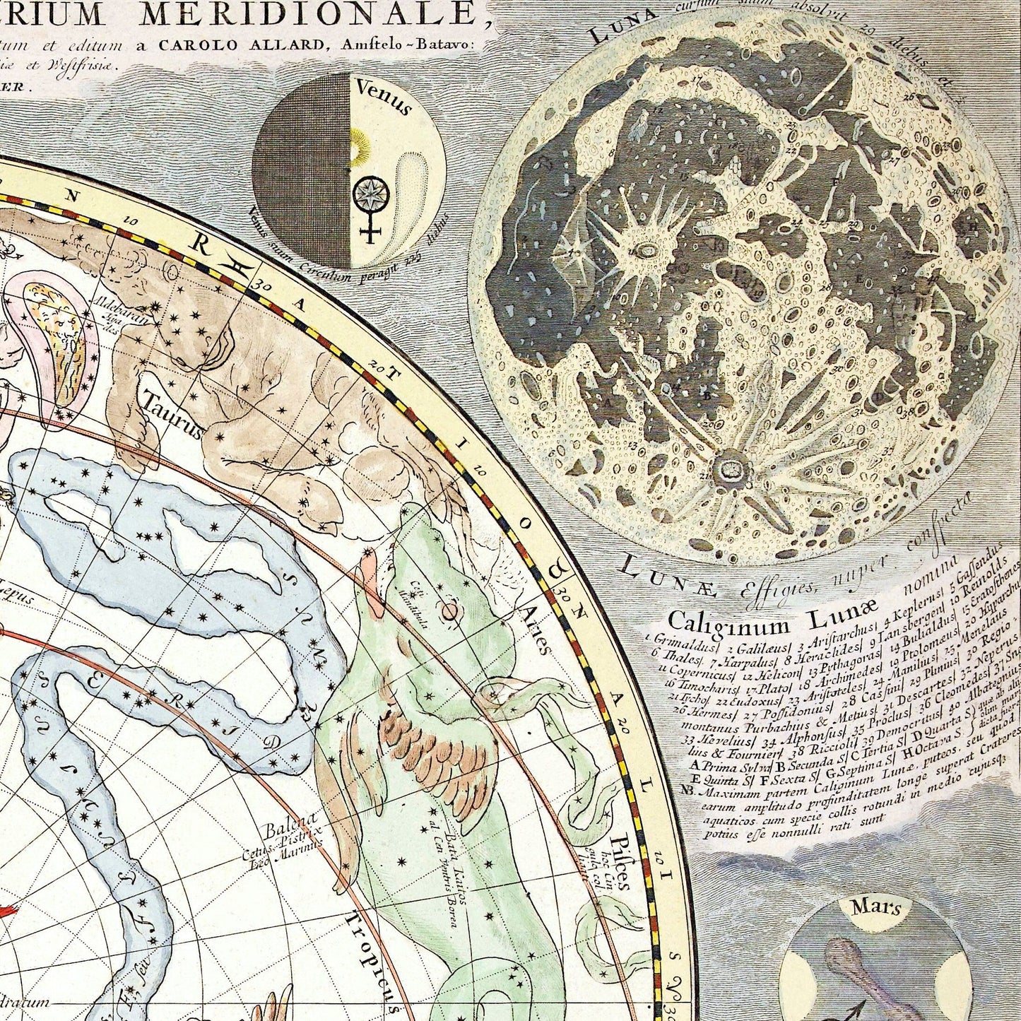 Vintage Zodiac Astrology Wall Tapestry