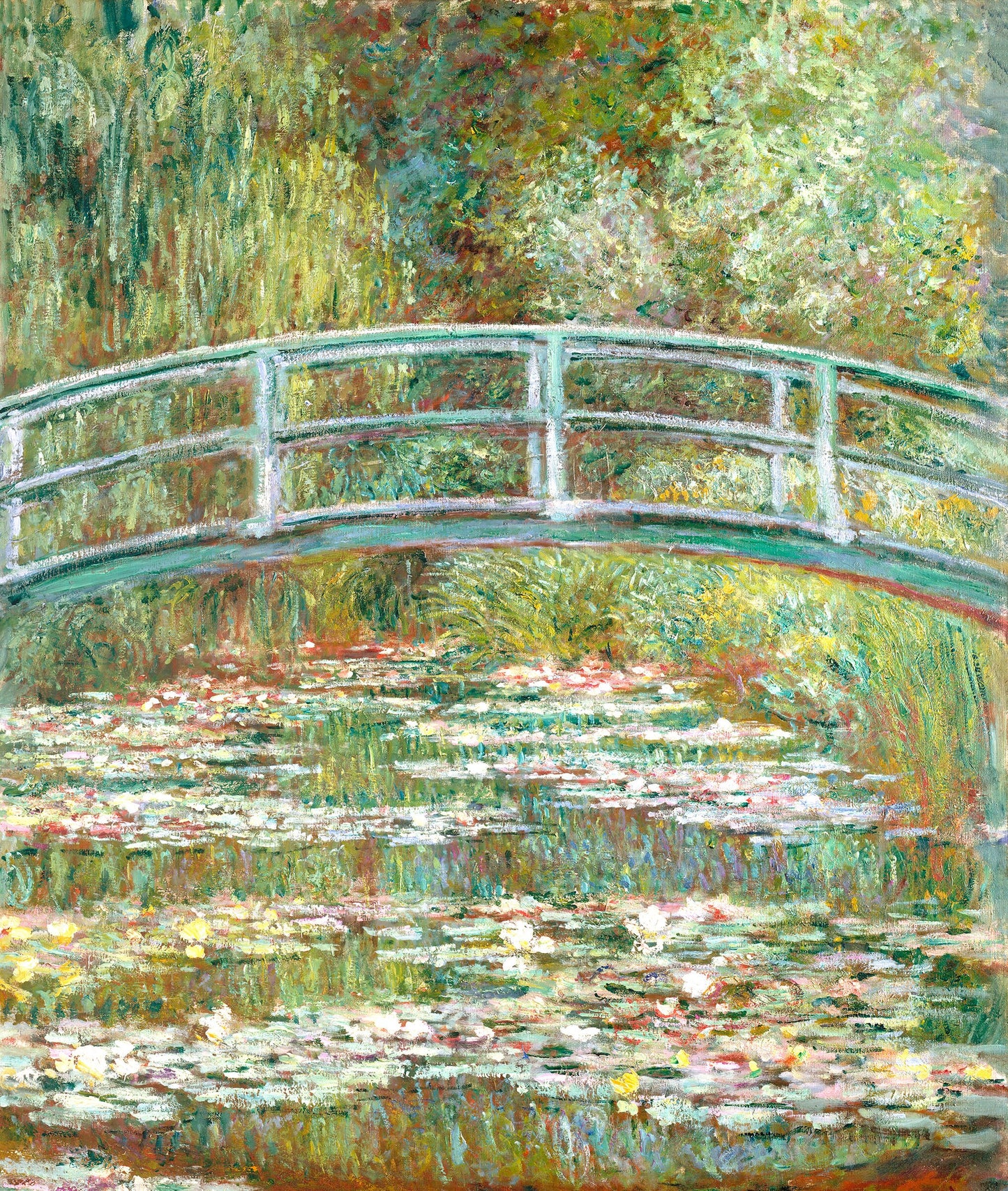 Claude Monet Water Lilies Painting Green Fine Art Wall Tapestry