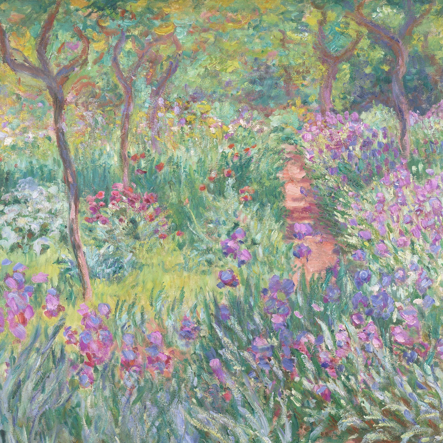 Monet Shower Curtain, Monet Decor, Art Shower Curtain, Monet Bathroom, Botanical Bathroom, Green Shower Curtain, Nature Bathroom