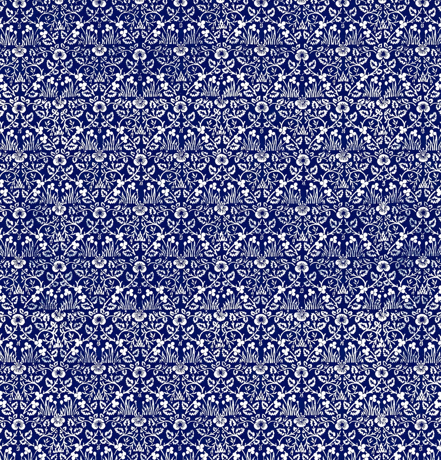 Blue Shower Curtain, Art Nouveau, William Morris, Blue Bathroom Decor, Cobalt Blue, Boho Shower Curtain, Blue White Shower Curtain