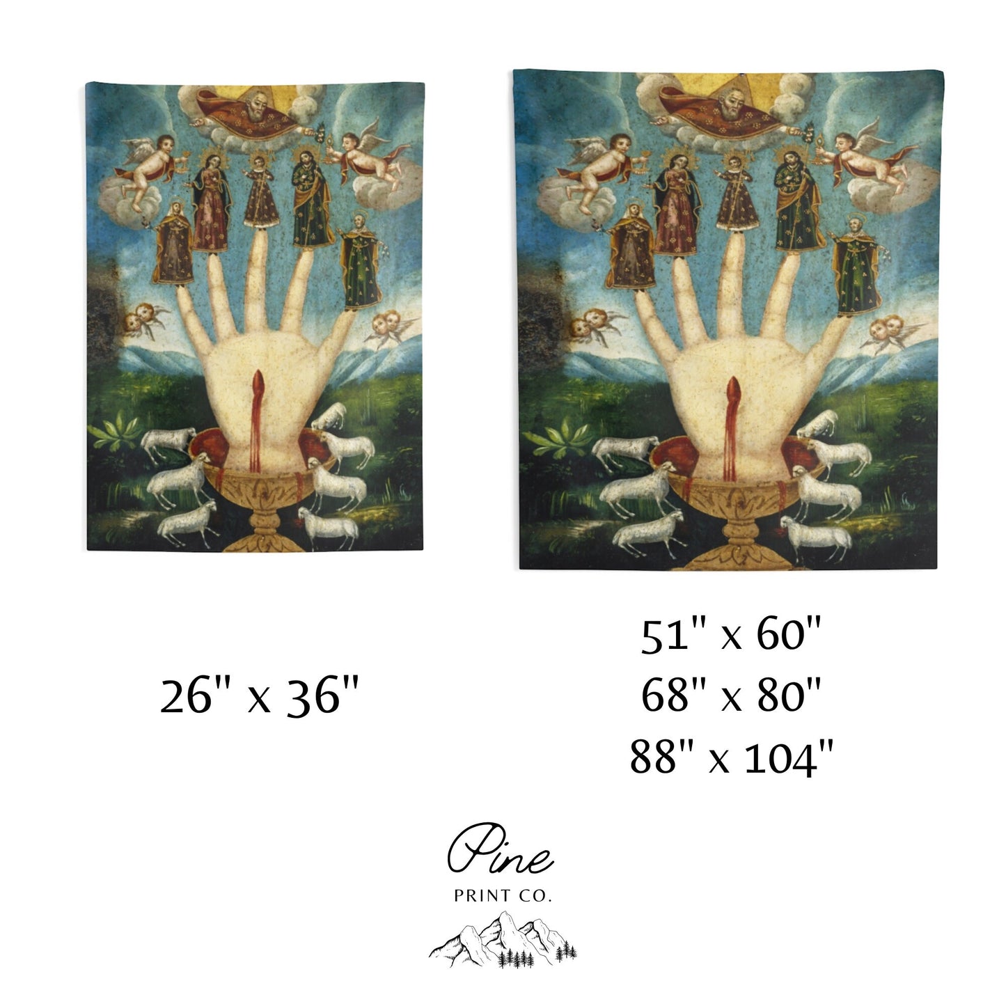 Occult Hand Wall Tapestry