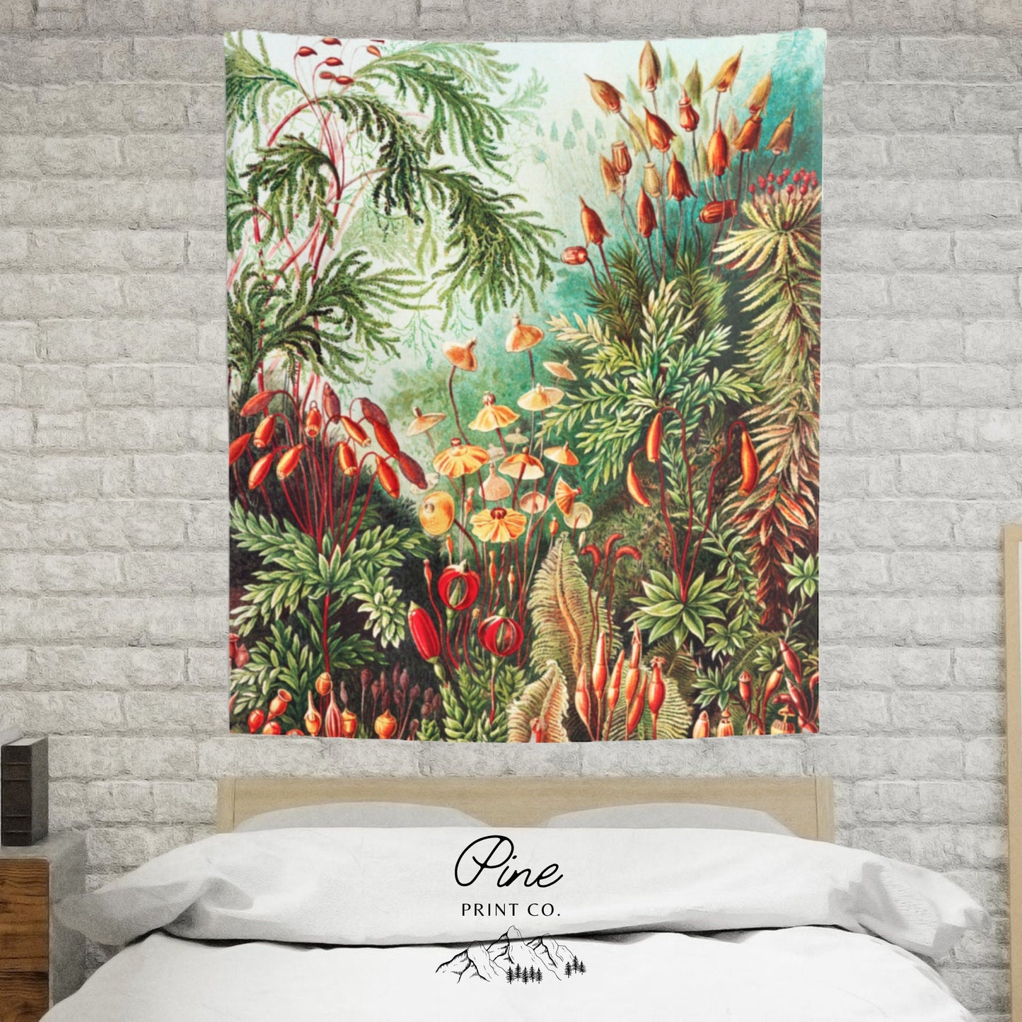 Vintage Botanical Nature Wall Tapestry