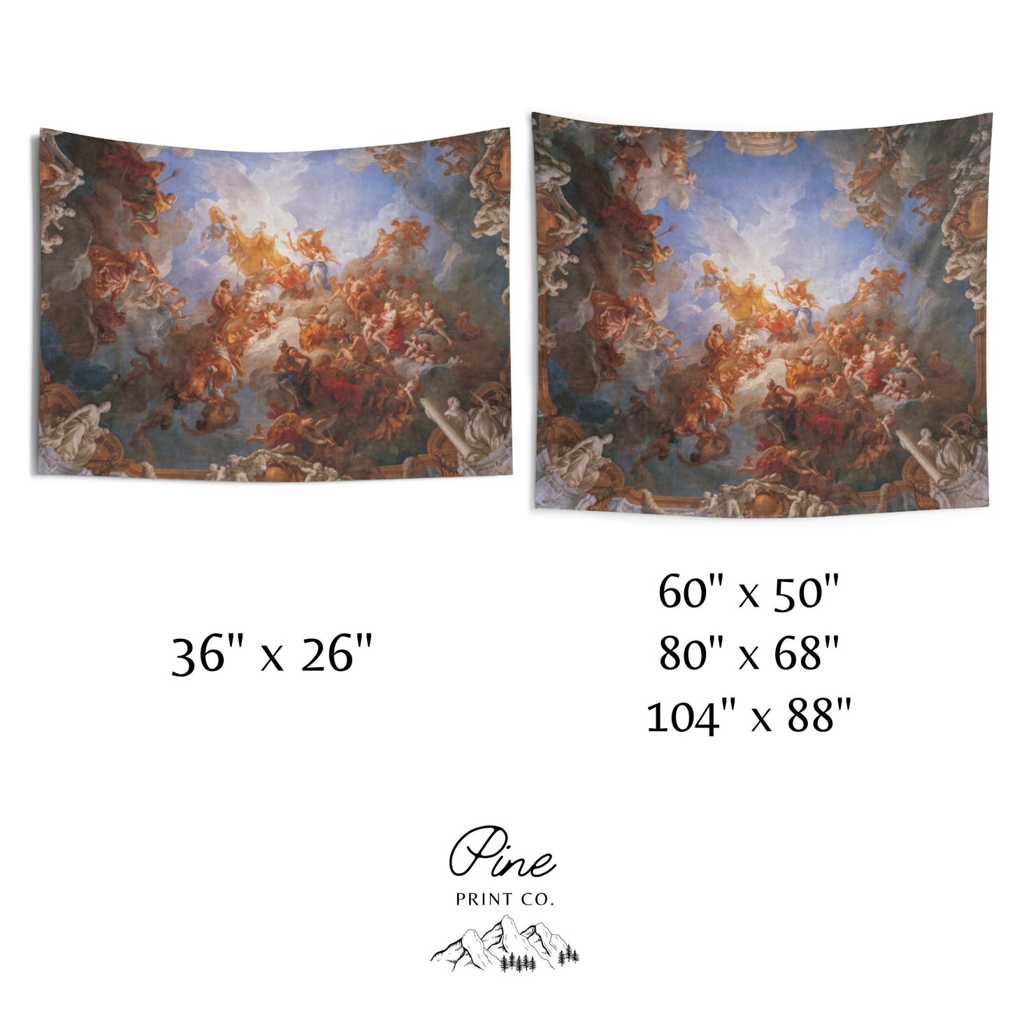 Greek Mythology Renaissance Painting Apotheosis of Hercules French Fine Art Tapestry