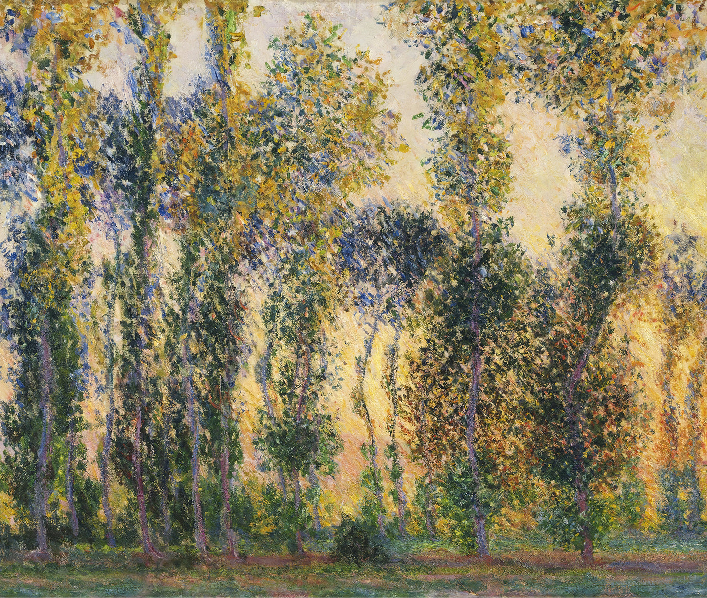 Claude Monet Gold Nature Wall Tapestry