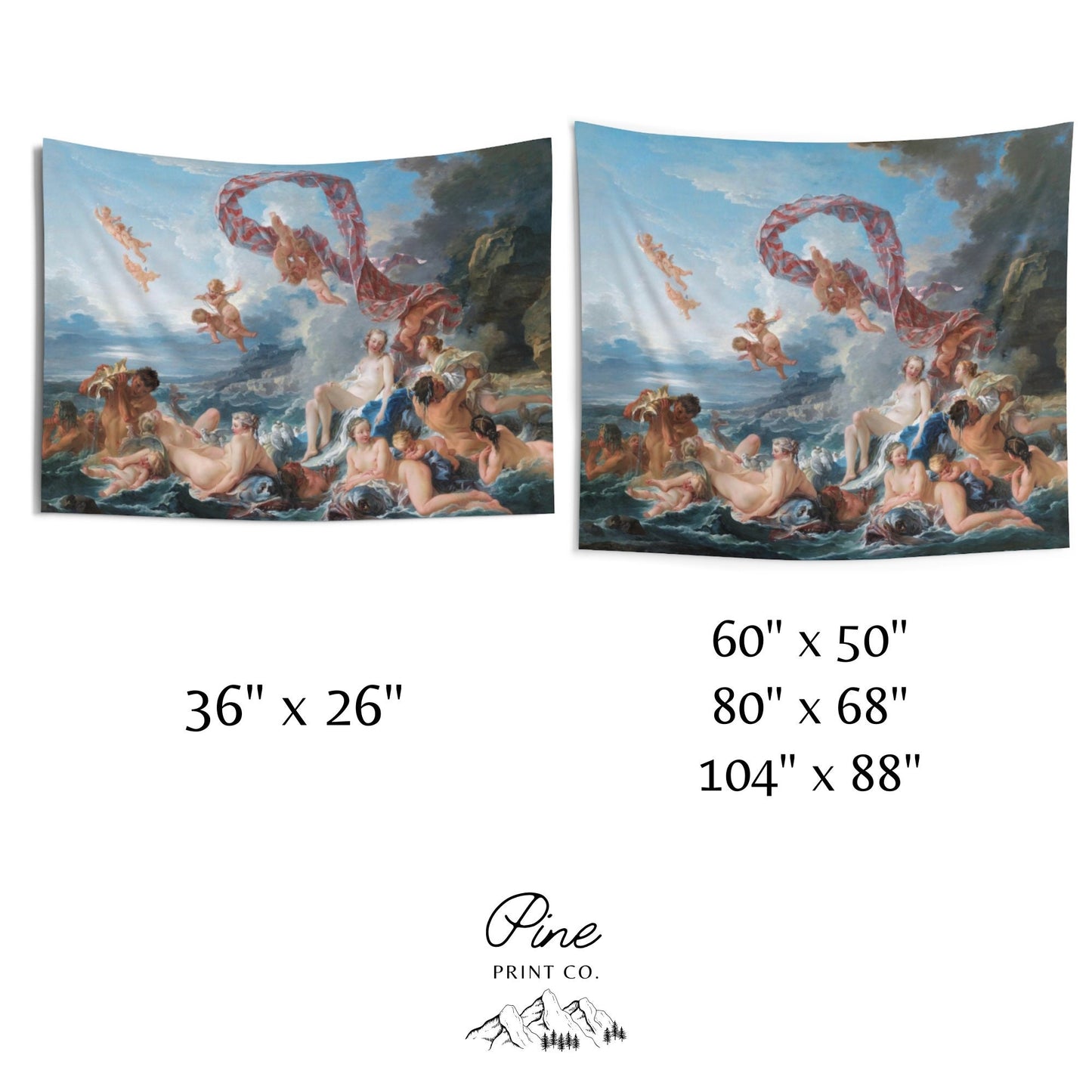 The Triumph of Venus Painting Wall Tapestry