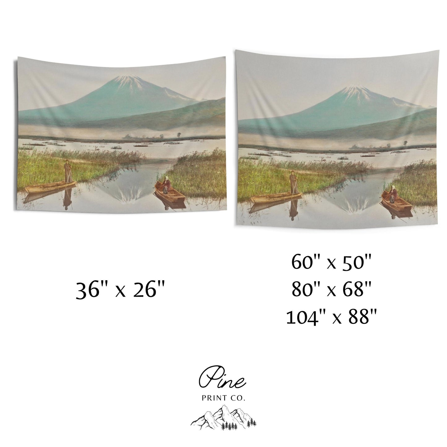 Japanese Mount Fuji Wall Tapestry