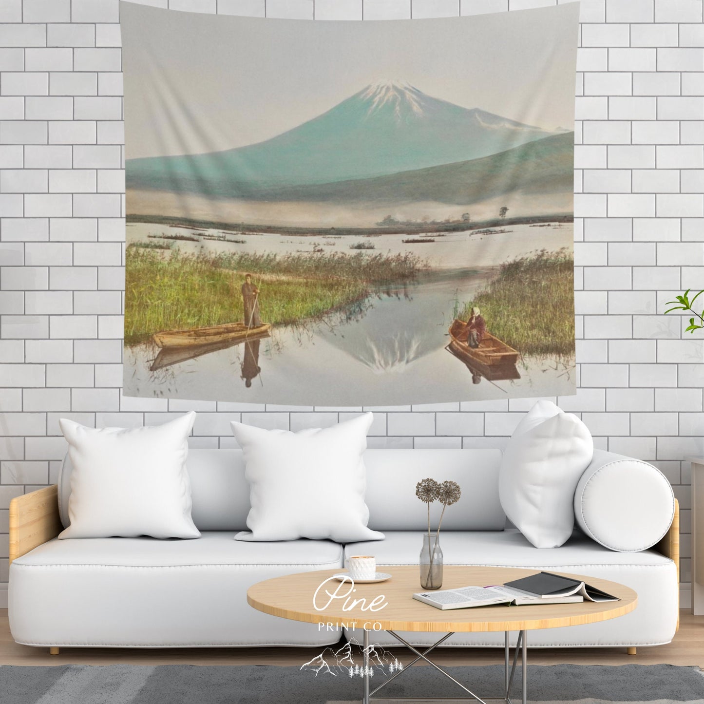 Japanese Mount Fuji Wall Tapestry