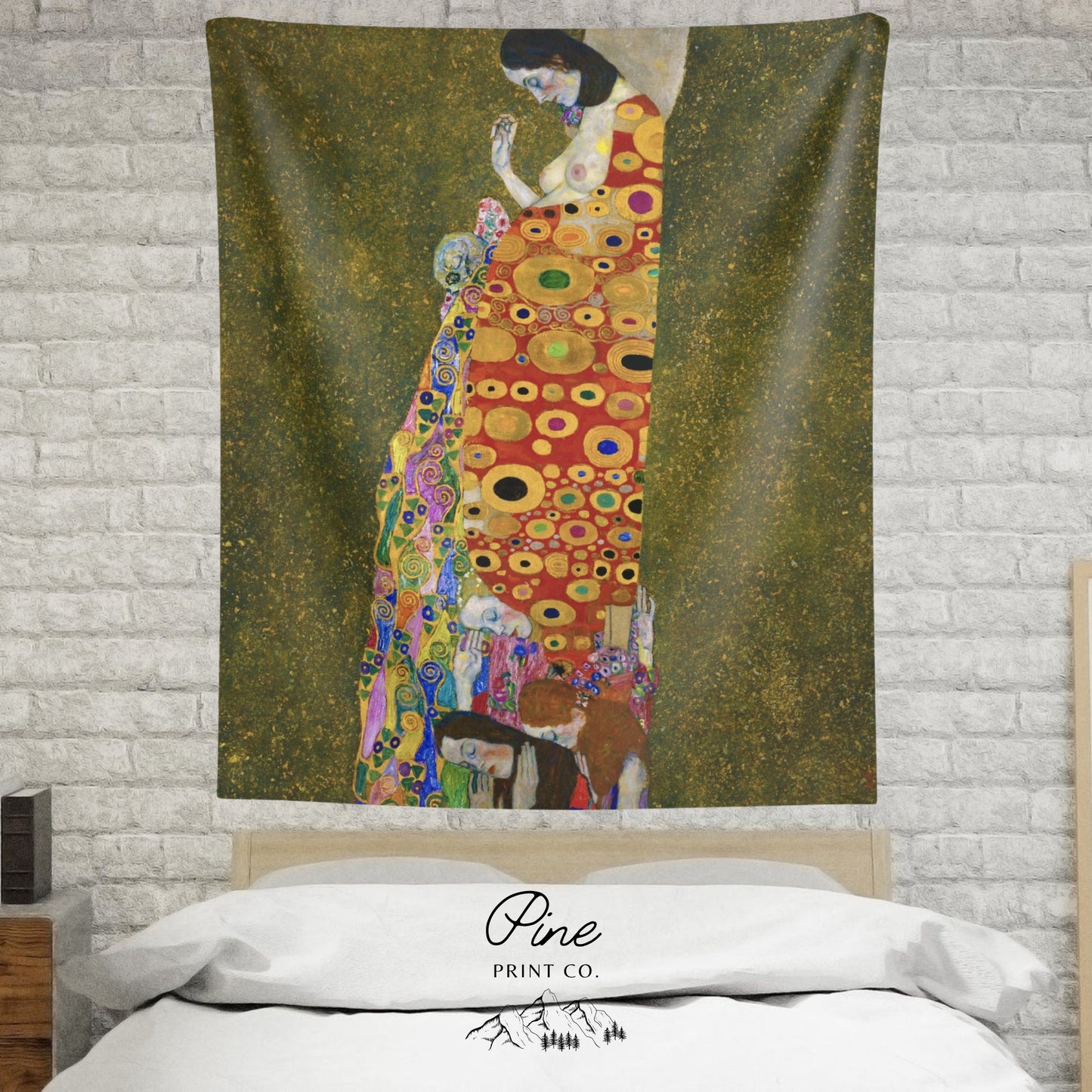 Gustav Klimt Painting Wall Tapestry