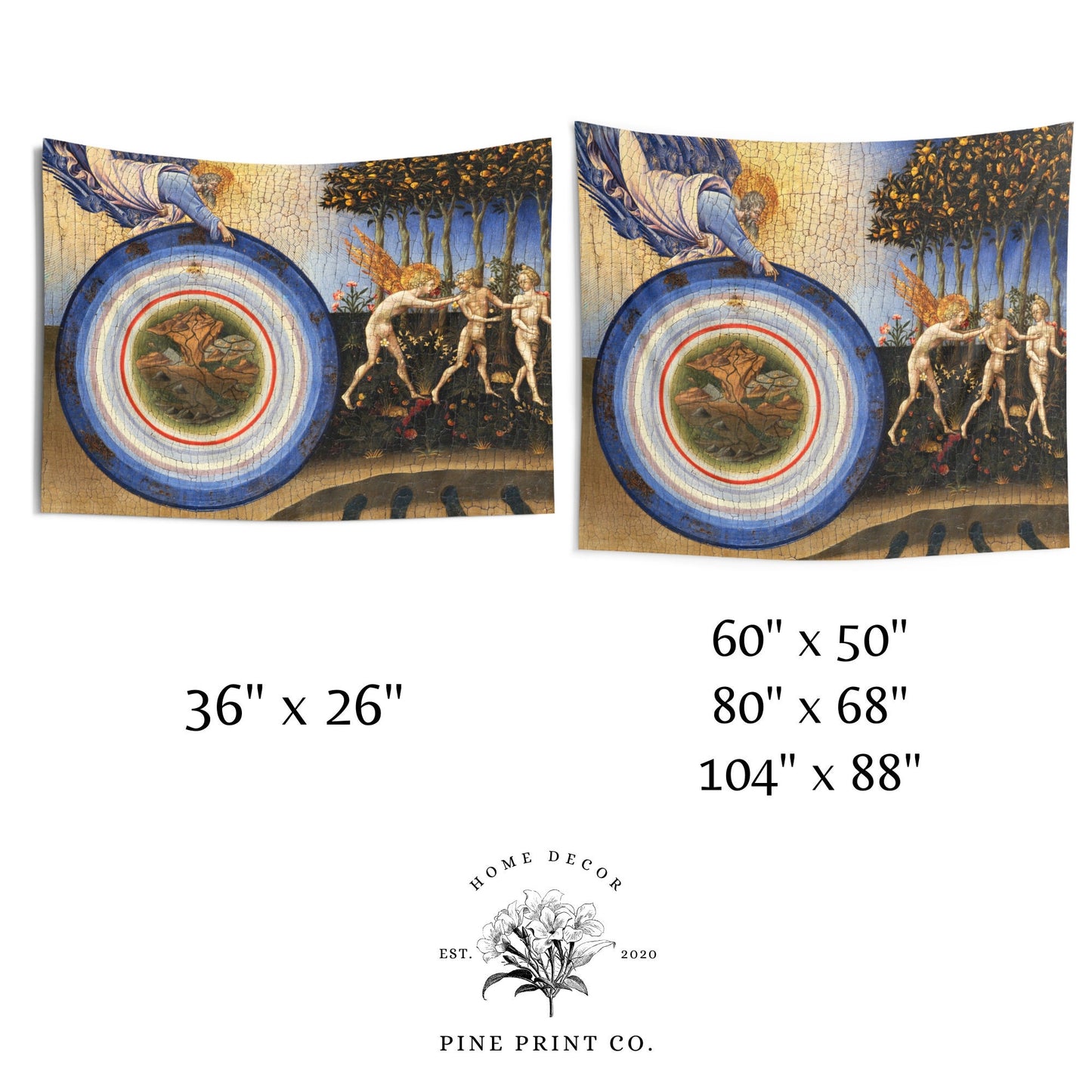 Religious Medieval Wall Tapestry