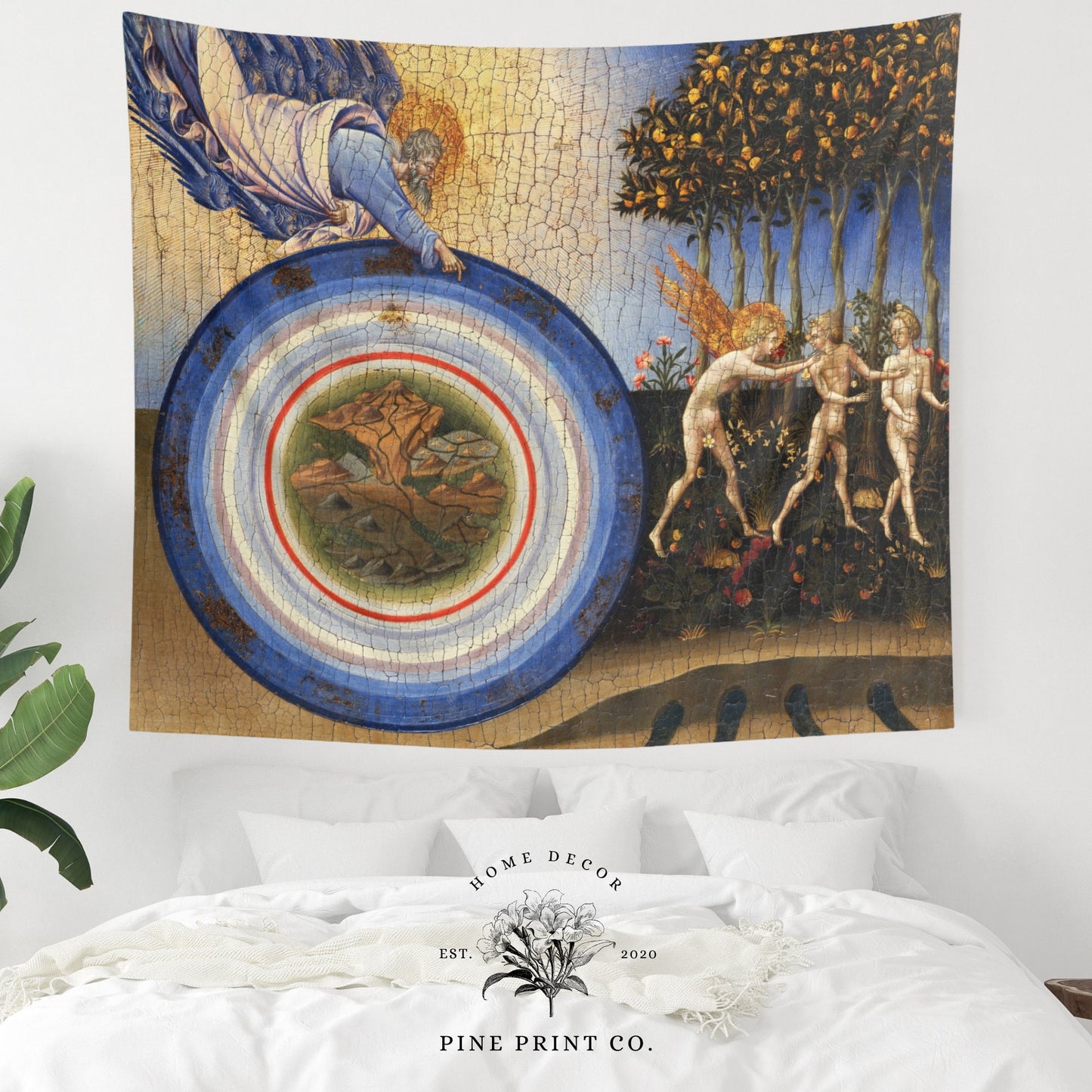Religious Medieval Wall Tapestry