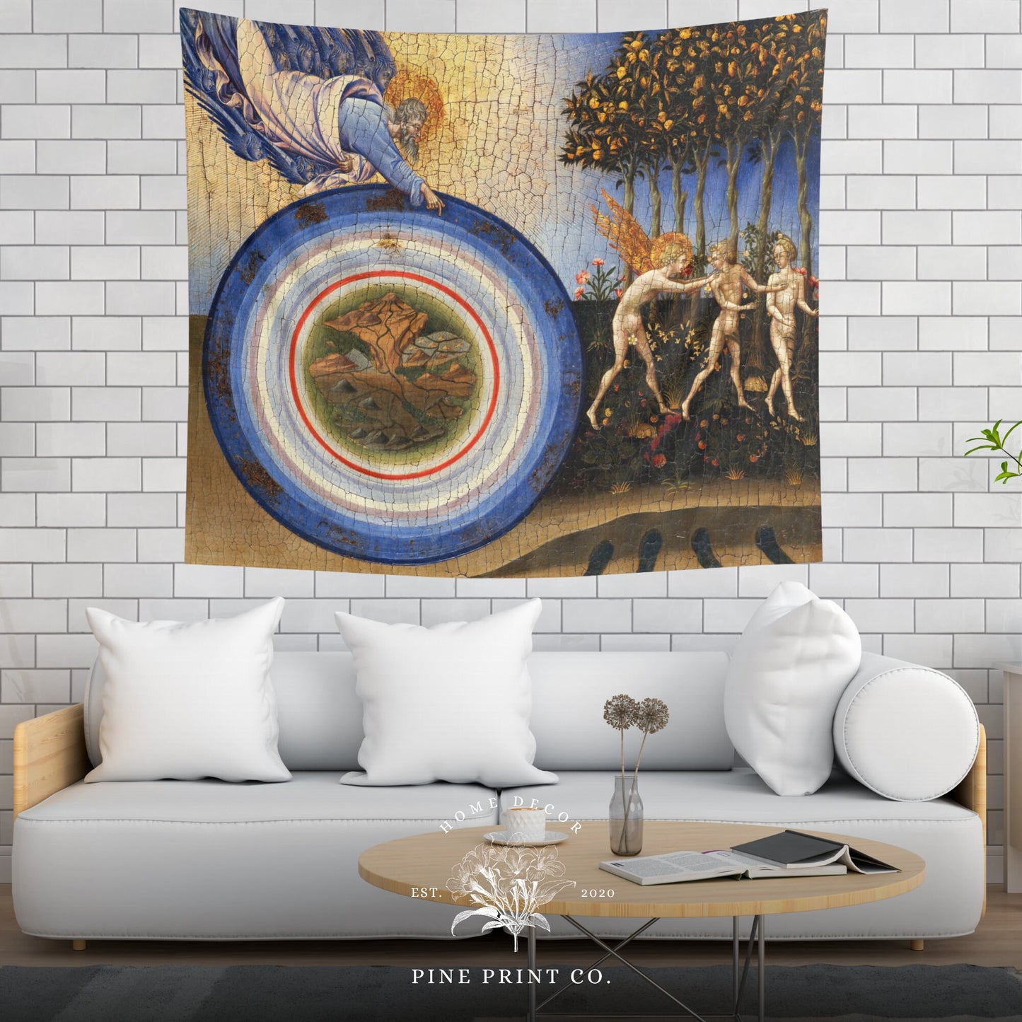 Religious Medieval Wall Tapestry