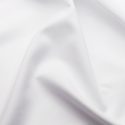 a close up view of a white fabric