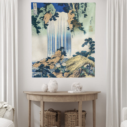 Japanese Waterfall Wall Tapestry