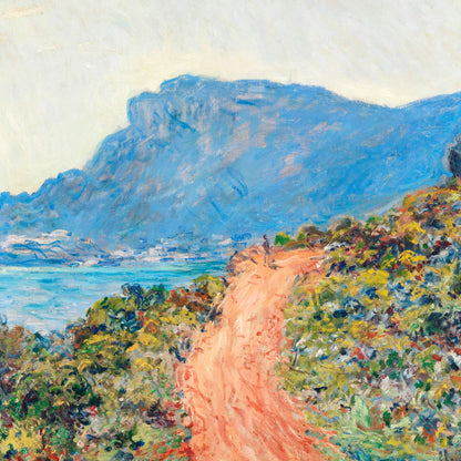 Claude Monet Mountain Nature Painting Wall Tapestry
