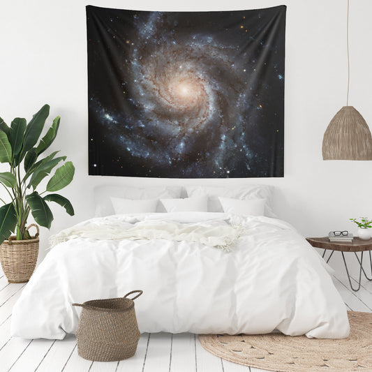 Galaxy Space Photography Astronomy Black NASA Wall Tapestry