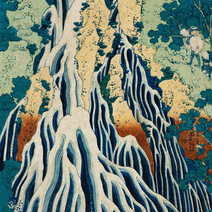 Japanese Waterfall Hokusai Wall Tapestry