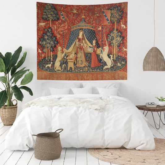 Medieval Unicorn Wall Tapestry