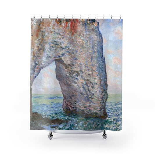 Ocean Shower Curtain, Monet Shower Curtain, Blue Shower Curtain, Monet Ocean, Monet Painting, Ocean Painting, Beach Decor, Claude Monet