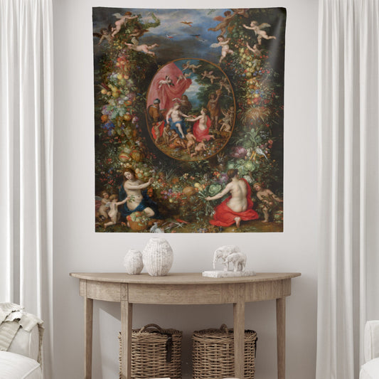 Vintage Gothic Wall Tapestry