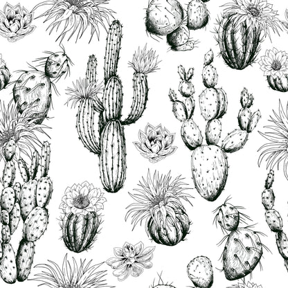 Cactus Shower Curtain, Desert Decor, Desert Shower Curtain, Cactus Decor, Plant Shower Curtain, Cacti Decor, Botanical Bathroom, Plant Decor