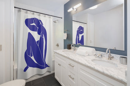 Art Shower Curtain, Blue Shower Curtain, Henri Matisse, Blue Nude, Matisse Art, Fine Art Decor, Cobalt Shower Curtain, Modern Shower Curtain