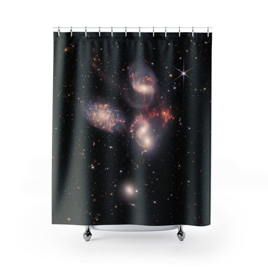 NASA Shower Curtain, Galaxy Photo, Space Decor, Webb Telescope, Space Bathroom, Space Photo, Astronomy Decor, NASA Decor, Astrophotography