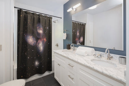 NASA Shower Curtain, Galaxy Photo, Space Decor, Webb Telescope, Space Bathroom, Space Photo, Astronomy Decor, NASA Decor, Astrophotography