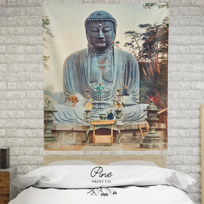 Japanese Buddha Wall Tapestry