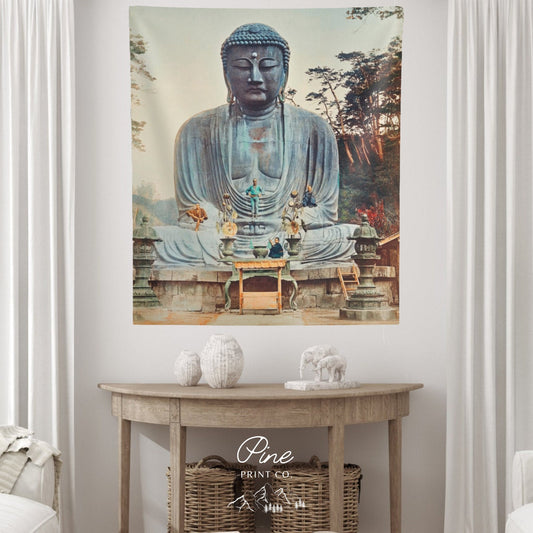 Japanese Buddha Wall Tapestry