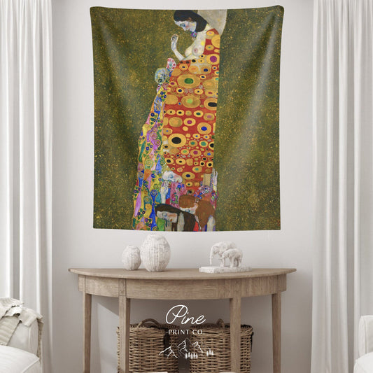 Gustav Klimt Painting Wall Tapestry